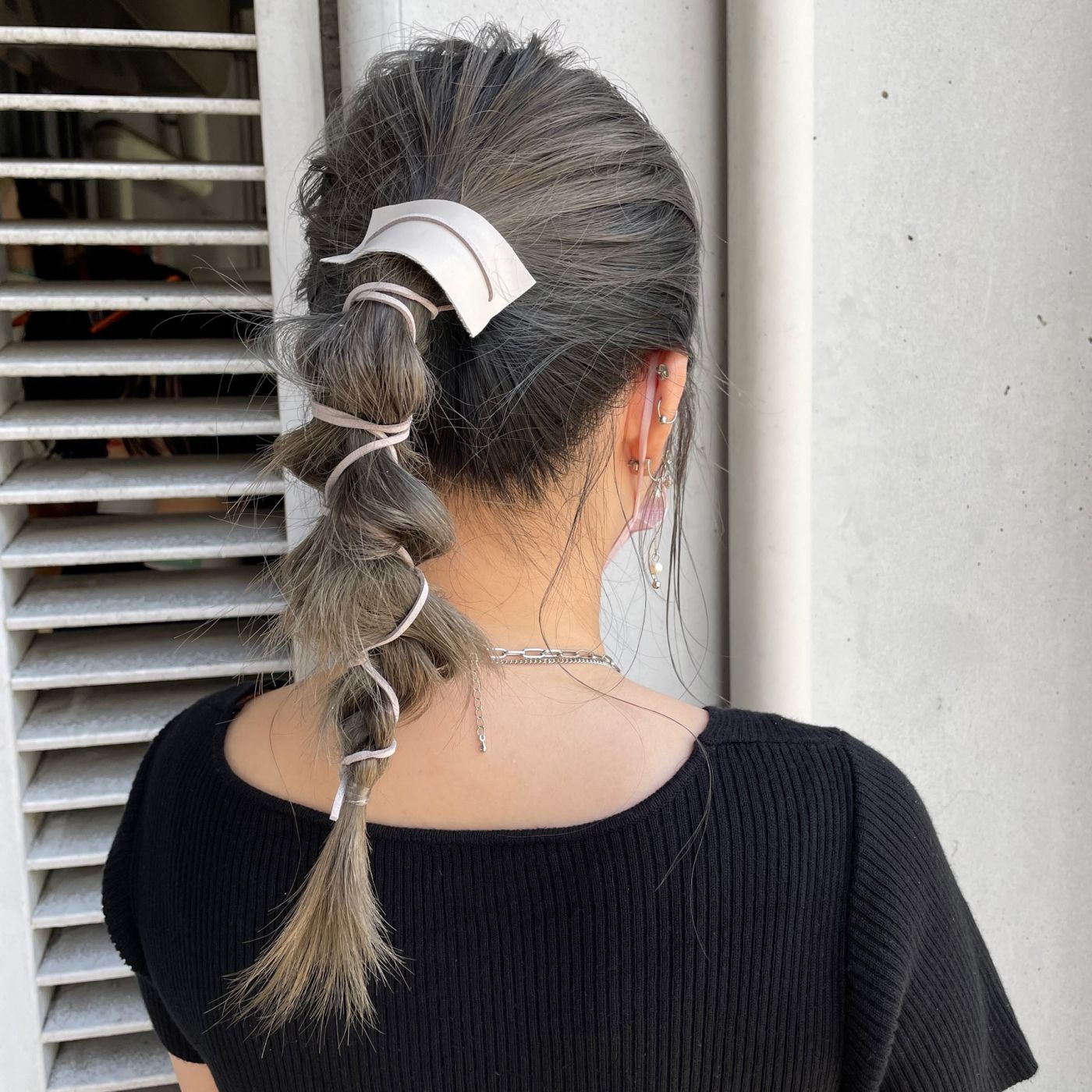 簡単紐アレンジ!