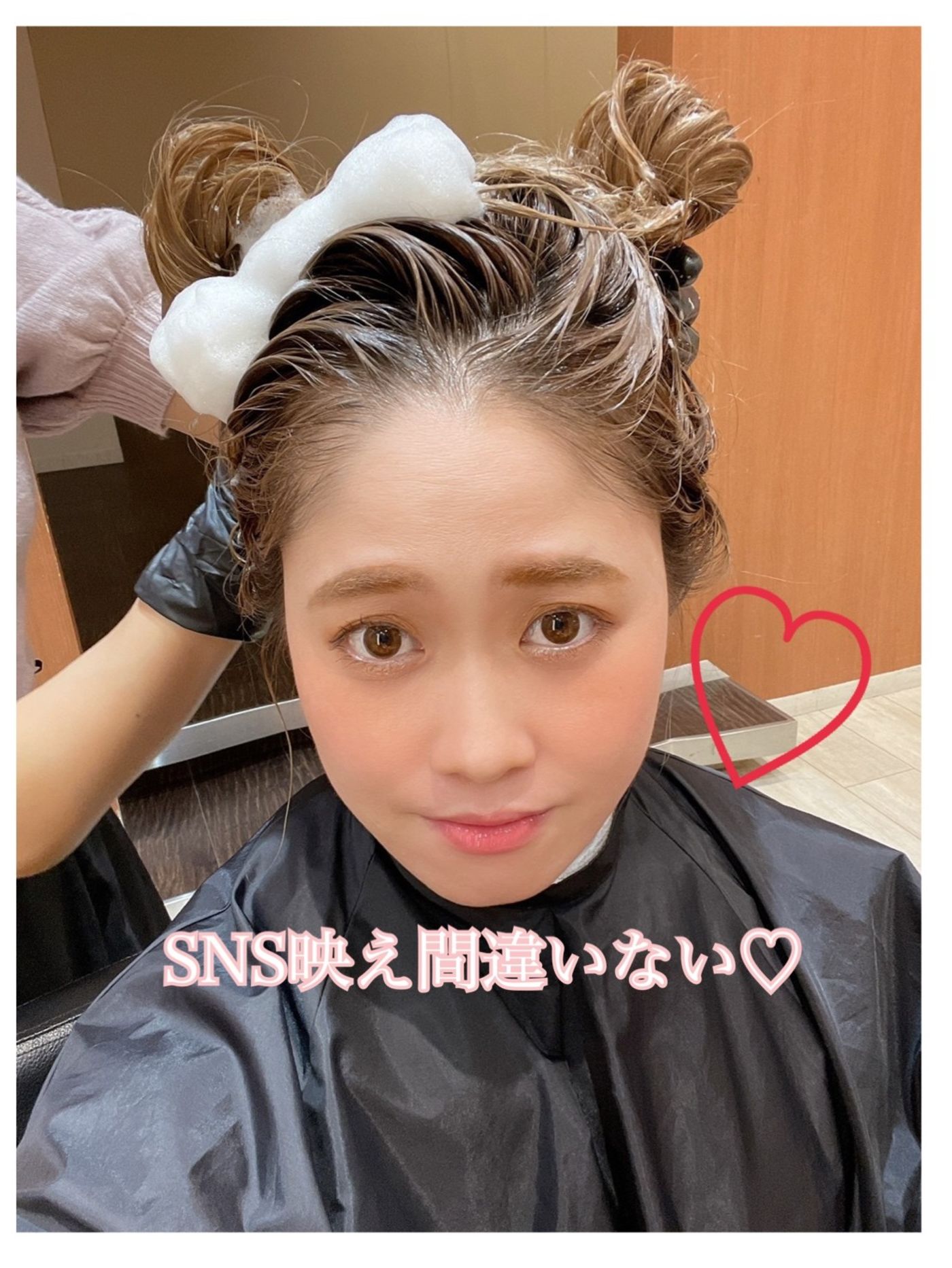 SNSにも映えやすいシャンプーアート♡