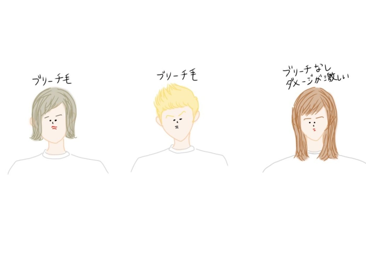 髪の毛のダメージが激しい方
