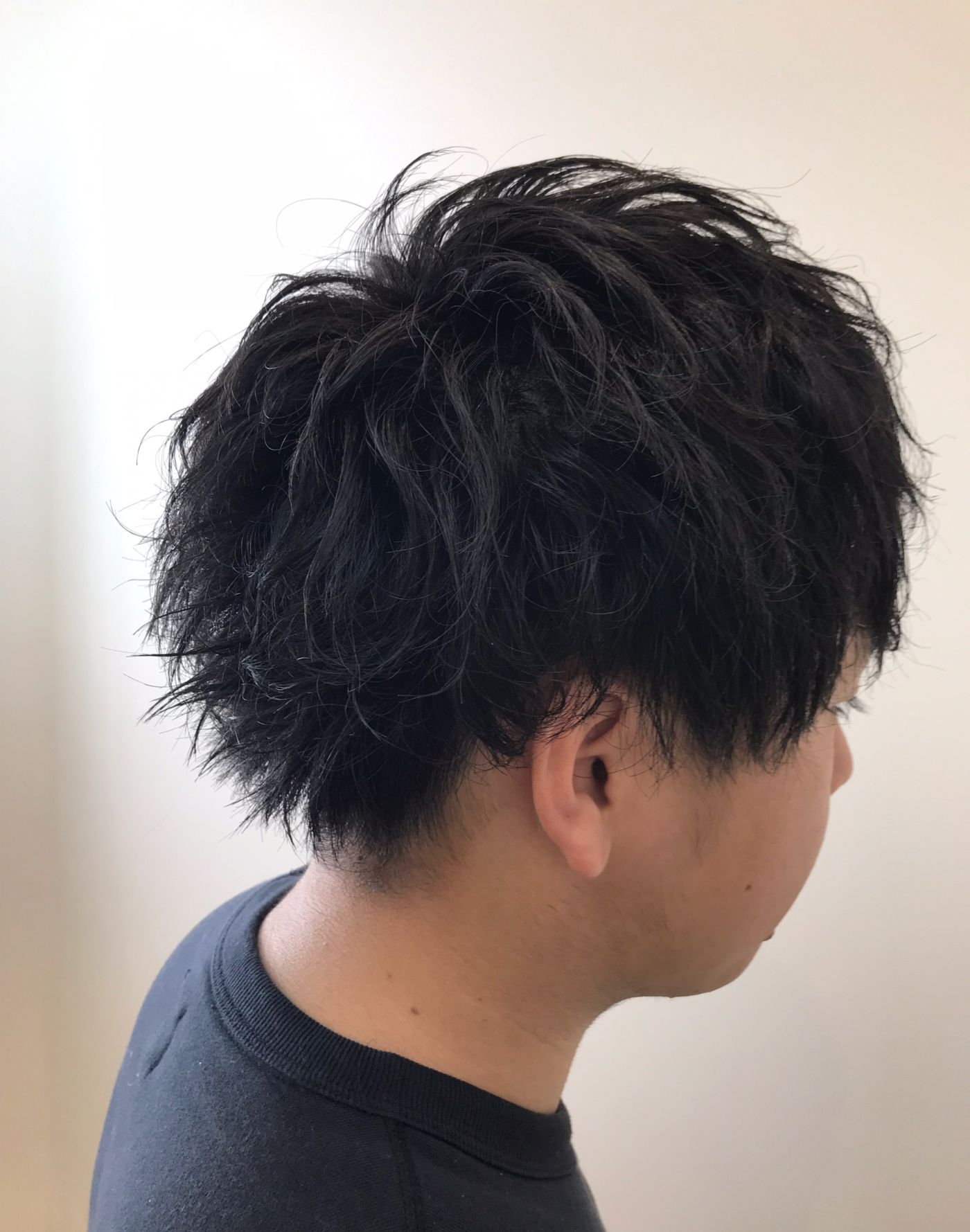重ため刈り上げマッシュパーマ