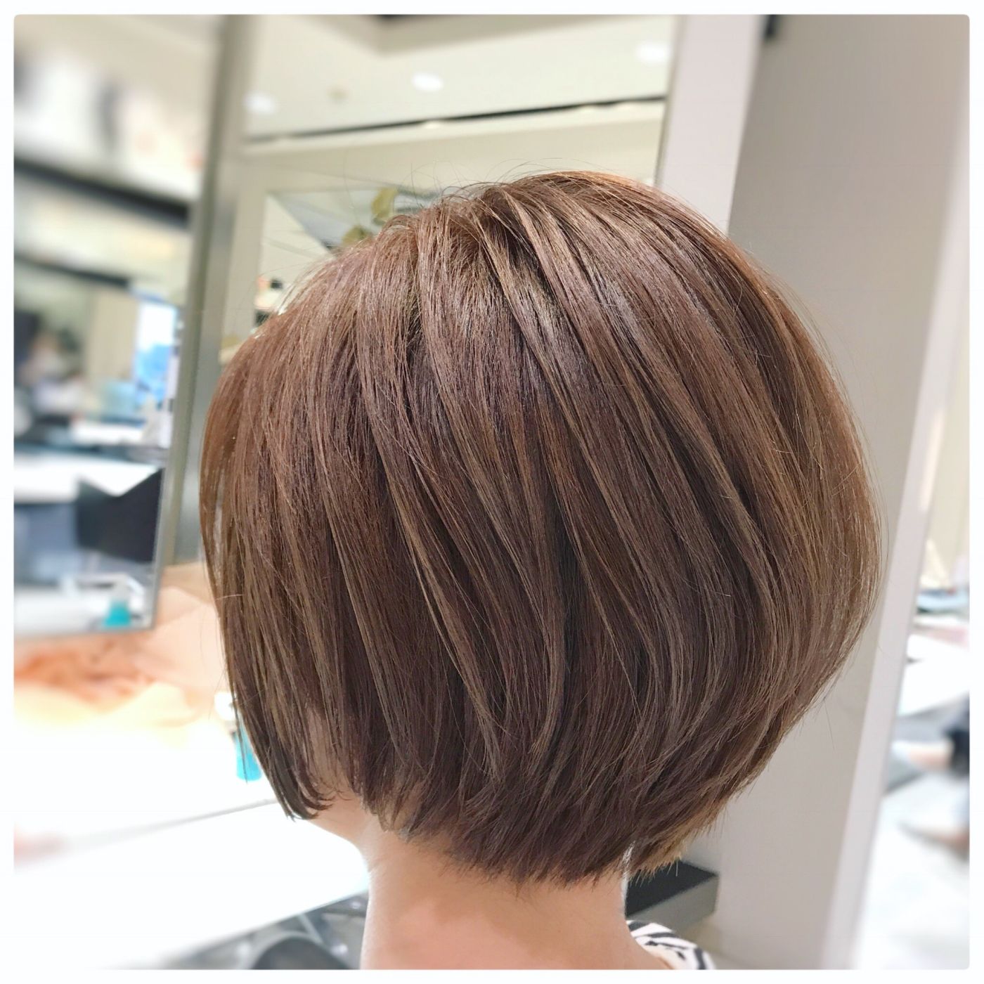 丸みを強調したショートボブ♪