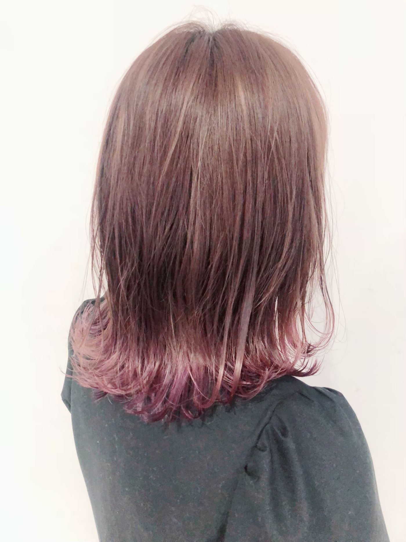 オシャレな裾カラーにも!