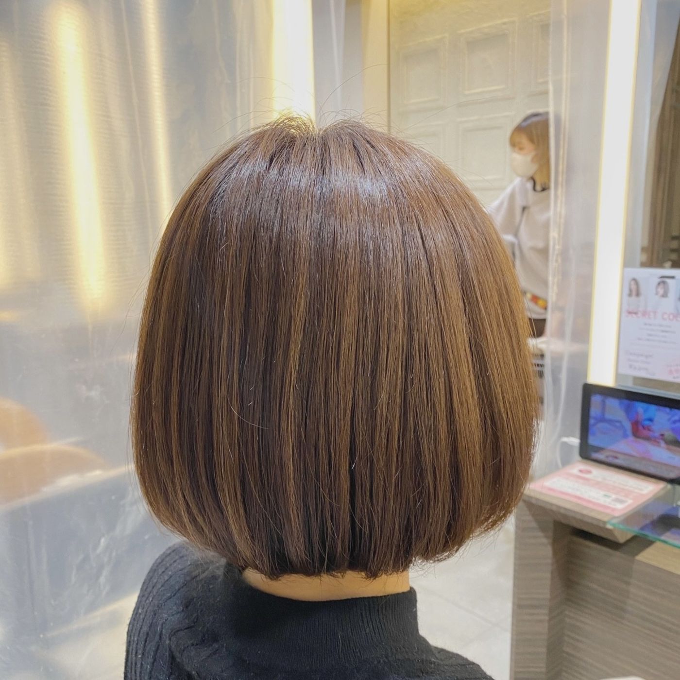 顎ライン内巻きボブ