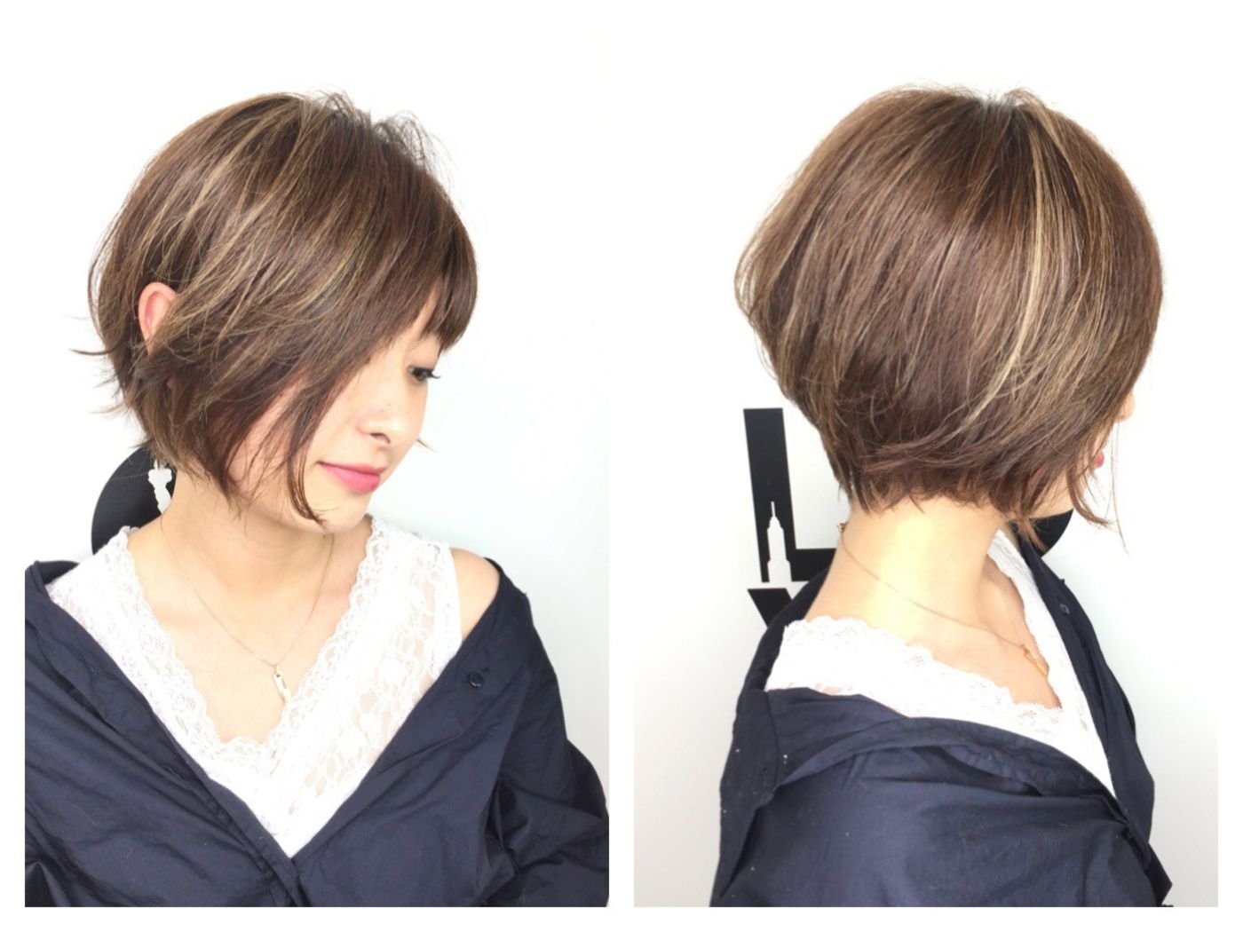 小顔効果抜群!!ショート始めるならこの大人ショートボブ