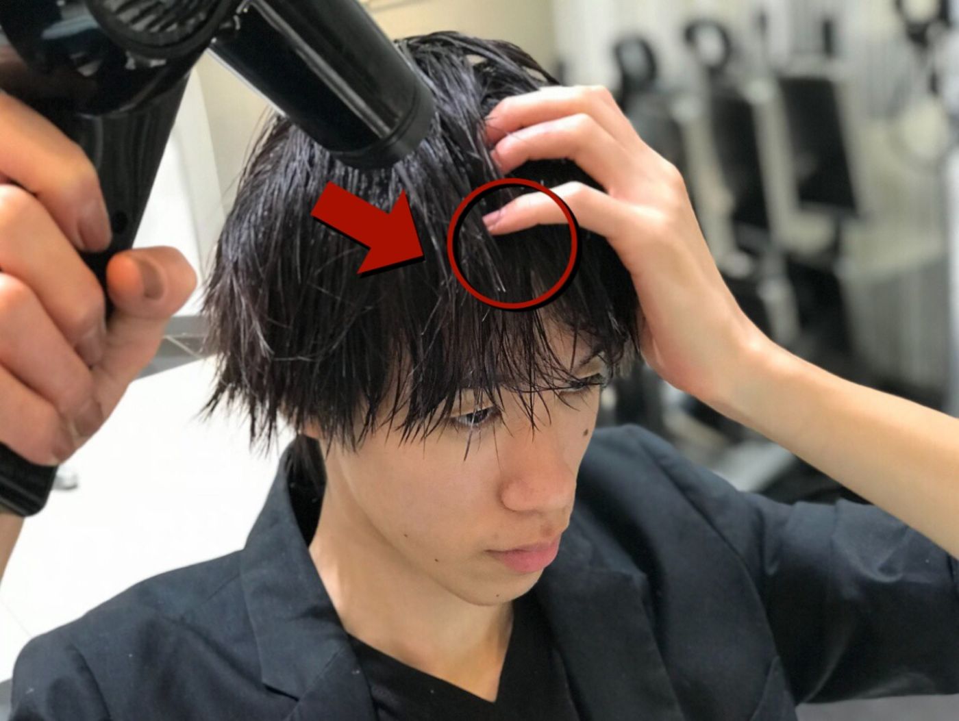 1.ドライでの形作り‼︎