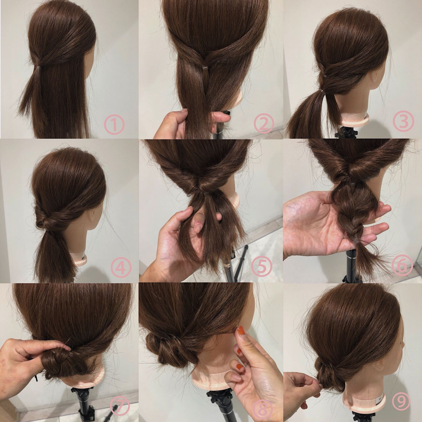 5分でできる簡単シニヨン