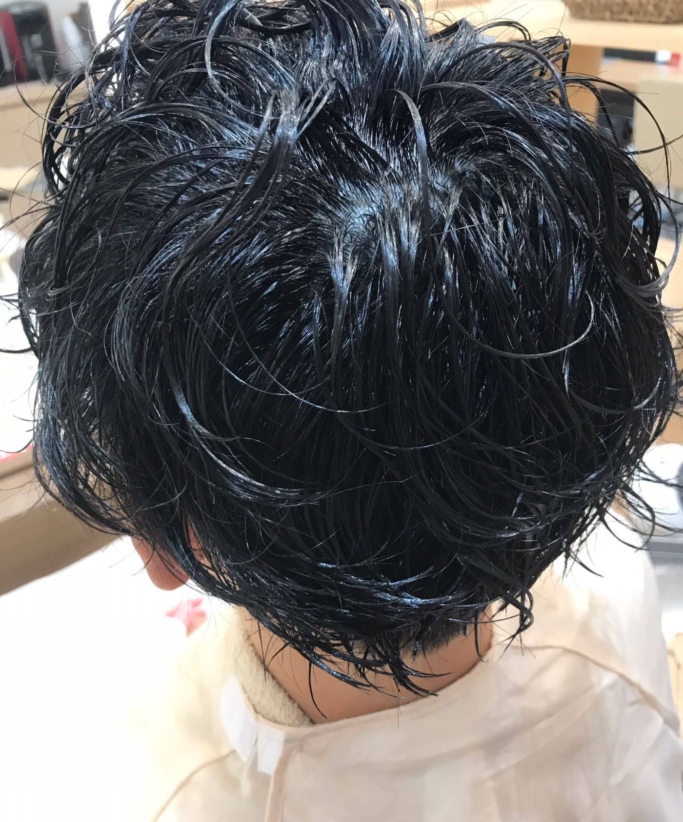 濡れた状態