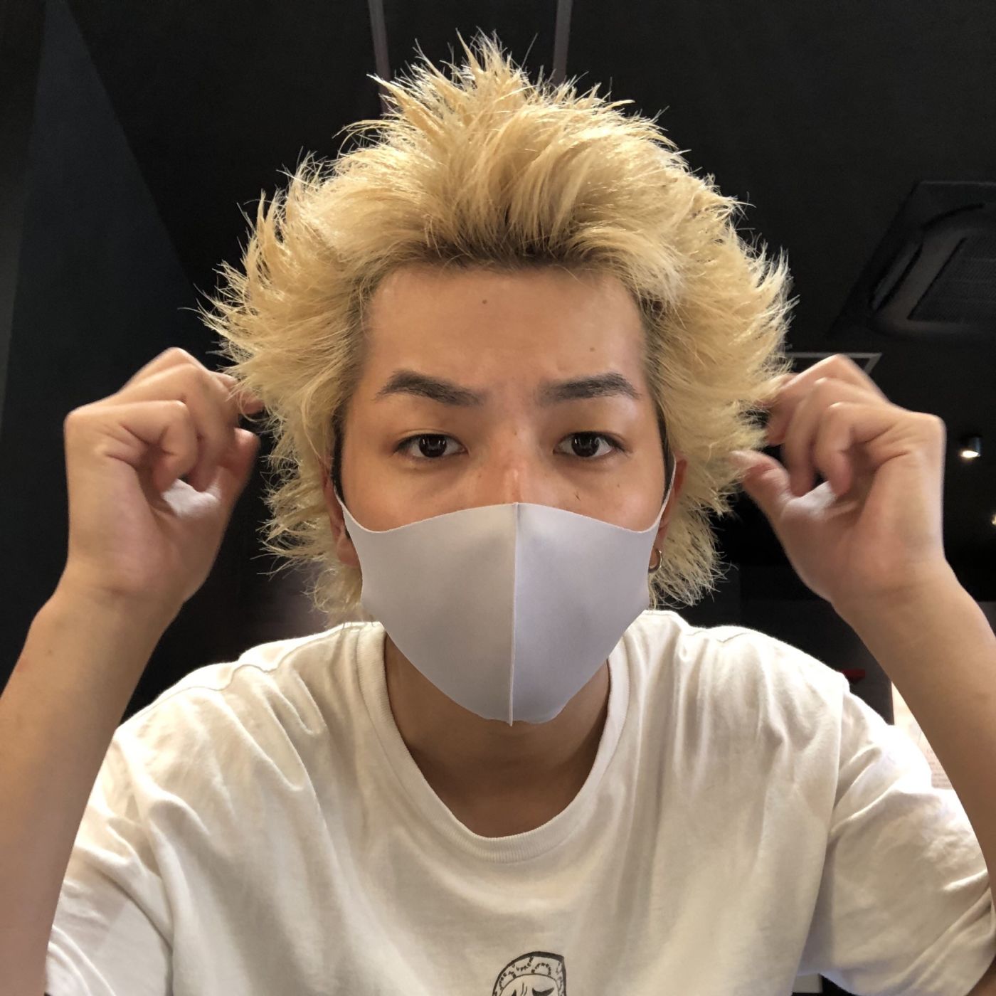 ワックスを全体に揉み込む!