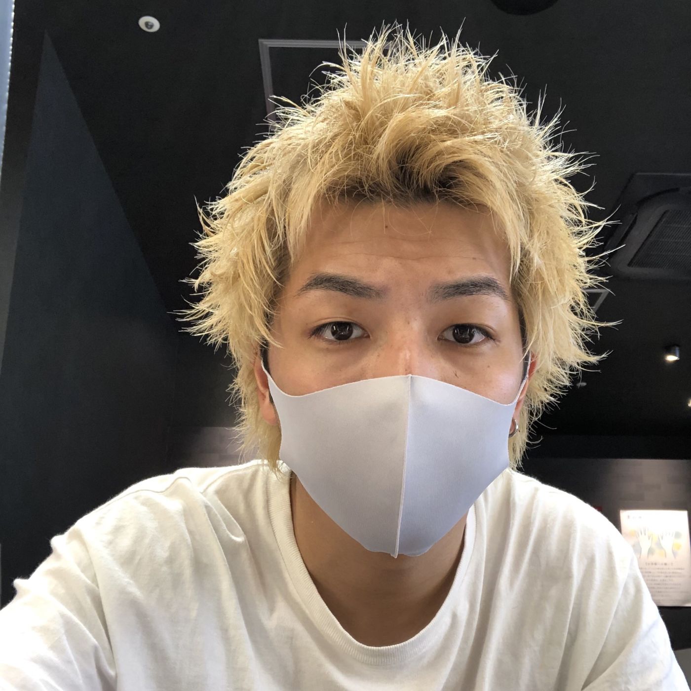 立ち上げた毛を整える!