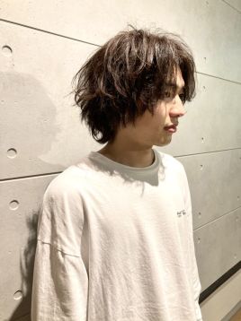 メンズボブウルフ 無造作パーマ ヘアカタログ 美容室 Nyny イオンスタイル海老江店 江口 佳乃 ヘアサロン 美容院 ニューヨークニューヨーク メンズボブウルフ 無造作パーマ ヘアカタログ 美容室 Nyny イオンスタイル海老江店 江口 佳乃 ヘアサロン 美容院 ニューヨークニューヨーク