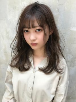 小顔カット カジュアルなマッシュウルフ ヘアカタログ 美容室 Nyny 河原町オーパ店 圍 崇行 ヘアサロン 美容院 ニューヨークニューヨーク