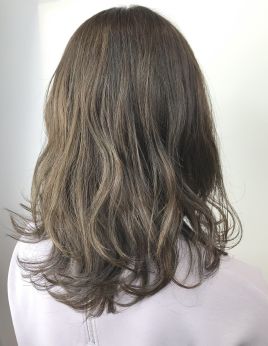 シークレットハイライト オリーブグレージュ ヘアカタログ 美容室 Nyny 近鉄草津店 枦山 肇 ヘアサロン 美容院 ニューヨークニューヨーク