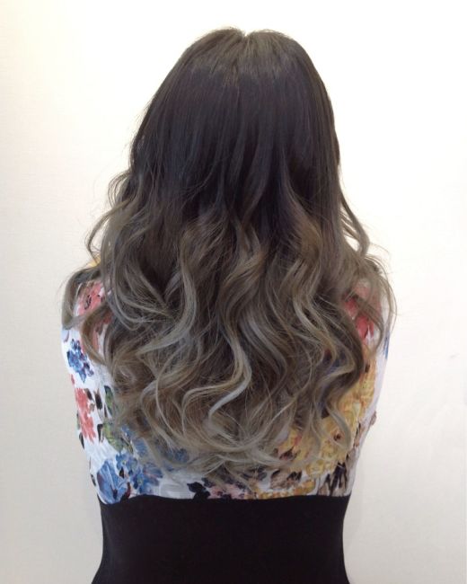 シルバーグレイグラデーション ヘアカタログ 美容室 Nyny 桂店 小櫻 香理 ヘアサロン 美容院 ニューヨークニューヨーク