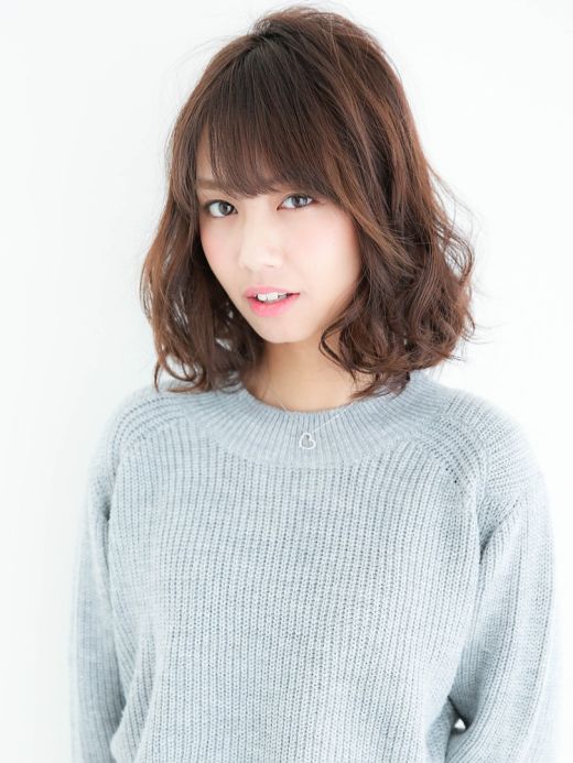 デジタルパーマでいつもと違う雰囲気に エアリーボブ ヘアカタログ 美容室 Nyny Mothers イオンモール四條畷店 千々和 元気 ヘアサロン 美容院 ニューヨークニューヨーク