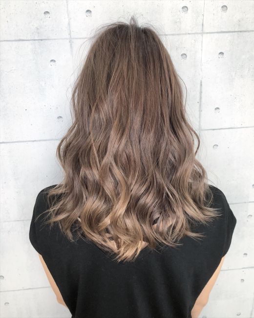 ナチュラルグラデーション ソフトグレージュ ヘアカタログ 美容室 Nyny 松井山手店 打越 裕樹 ヘアサロン 美容院 ニューヨークニューヨーク