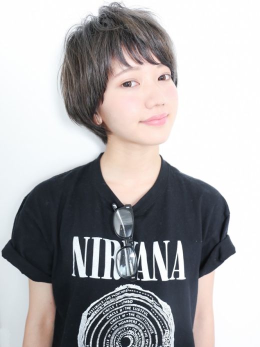 ダークブルージュ マニッシュショート ヘアカタログ 美容室 Nyny 大久保店 小田 佳紀 ヘアサロン 美容院 ニューヨークニューヨーク