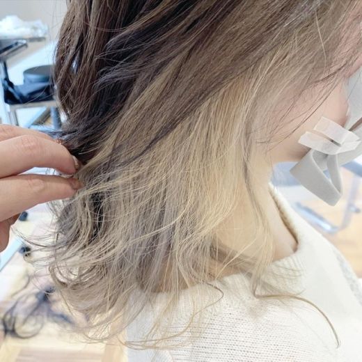 インナーカラー ホワイトベージュ ヘアカタログ 美容室 Nyny 新田辺店 福森 みずき ヘアサロン 美容院 ニューヨークニューヨーク インナーカラー ホワイトベージュ ヘアカタログ 美容室 Nyny 新田辺店 福森 みずき ヘアサロン 美容院 ニューヨークニューヨーク