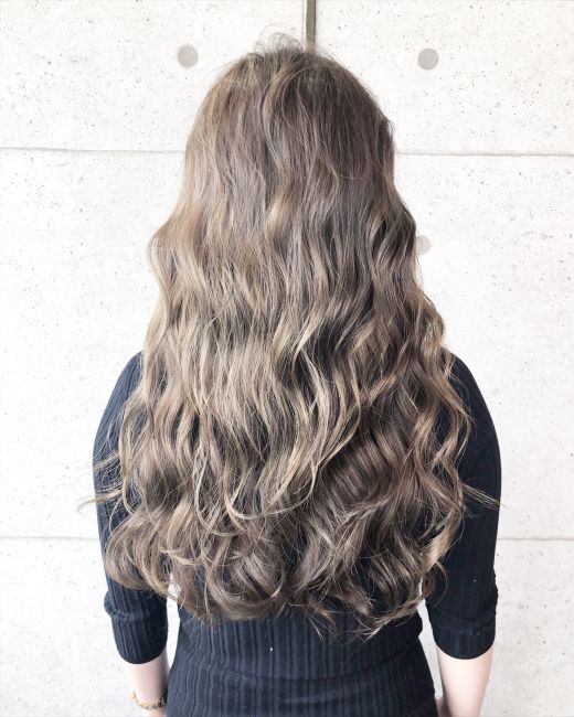 ブリーチなし アッシュベージュ ヘアカタログ 美容室 Nyny 松井山手店 打越 裕樹 ヘアサロン 美容院 ニューヨークニューヨーク