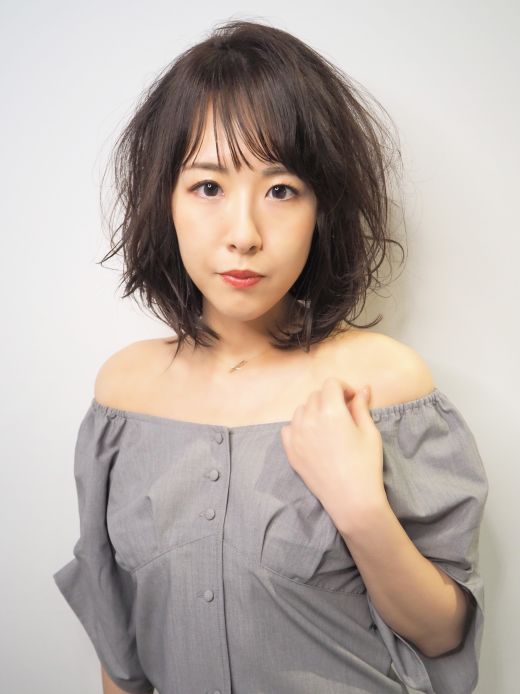 ゆるふわミディ ヘアカタログ 美容室 Nyny イオンスタイル海老江店 松村 樹 ヘアサロン 美容院 ニューヨークニューヨーク