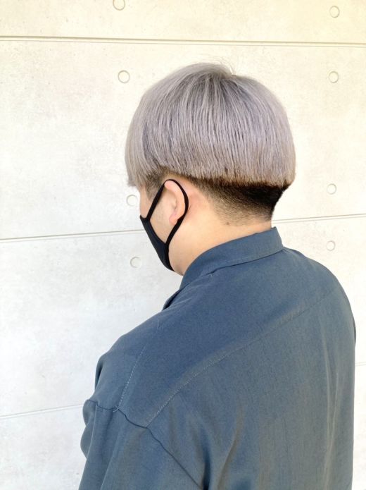 刈り上げマッシュ ホワイトベージュ ヘアカタログ 美容室 Nyny イオンスタイル海老江店 江口 佳乃 ヘアサロン 美容院 ニューヨークニューヨーク