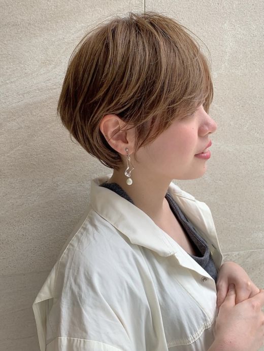 ふんわりマッシュショート ヘアカタログ 美容室 Nyny 梅田茶屋町店 坪井 彰吾 ヘアサロン 美容院 ニューヨークニューヨーク