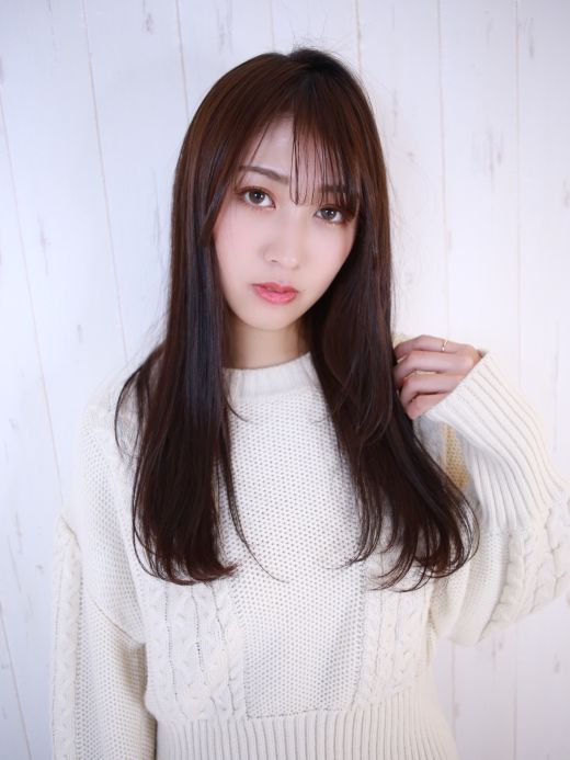 ストレートロング ヘアカタログ 美容室 Nyny 姫路広畑店 湯浅 了一 ヘアサロン 美容院 ニューヨークニューヨーク