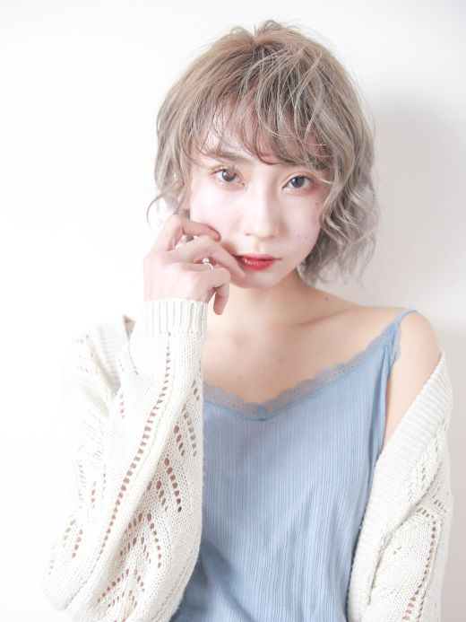 ニュアンスパーマ ウルフレイヤー ヘアカタログ 美容室 Nyny 松井山手店 打越 裕樹 ヘアサロン 美容院 ニューヨークニューヨーク