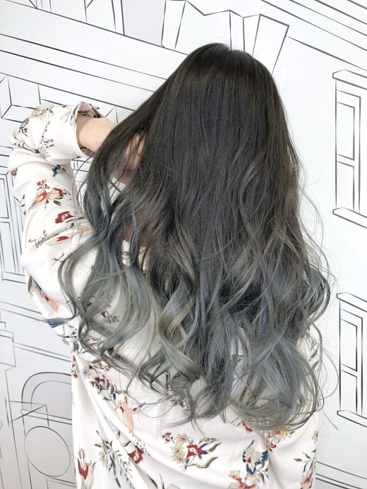 ブルーシルバーグラデーション ヘアカタログ 美容室 Nyny 梅田茶屋町店 平川 雅史 ヘアサロン 美容院 ニューヨークニューヨーク