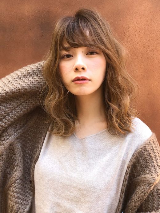 透明感ゆるふわミディ ヘアカタログ 美容室 Nyny 梅田茶屋町店 平川 雅史 ヘアサロン 美容院 ニューヨークニューヨーク