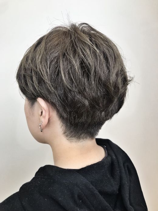 個性派刈り上げショート ヘアカタログ 美容室 Nyny 姫路広畑店 野村 尚代 ヘアサロン 美容院 ニューヨークニューヨーク