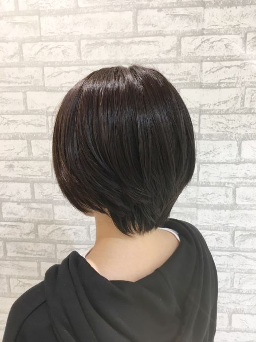 ショート ダークブラウン ヘアカタログ 美容室 Nyny Mothers イオンモール四條畷店 森 亮人 ヘアサロン 美容院 ニューヨークニューヨーク