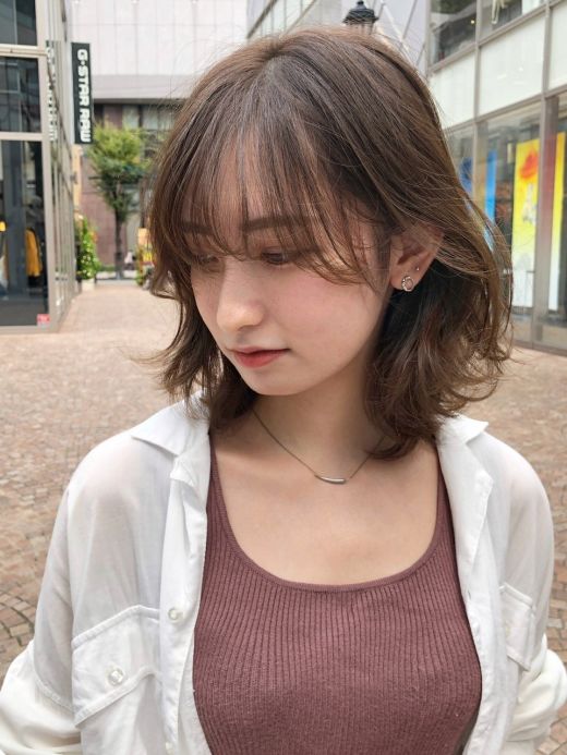 伸ばしかけミディアム ヘアカタログ 美容室 Nyny 阪急高槻店 農宮 秀雄 ヘアサロン 美容院 ニューヨークニューヨーク