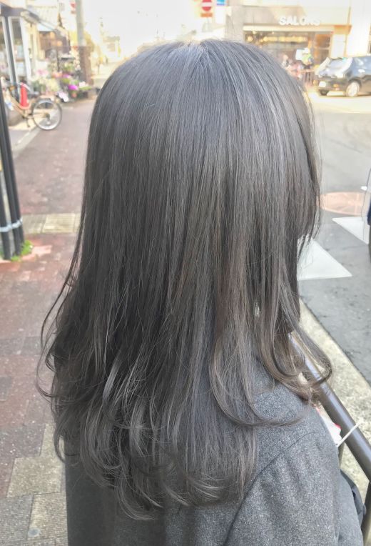 シルバーグレーカラー ヘアカタログ 美容室 Nyny 河原町オーパ店 松岡 太子 ヘアサロン 美容院 ニューヨークニューヨーク