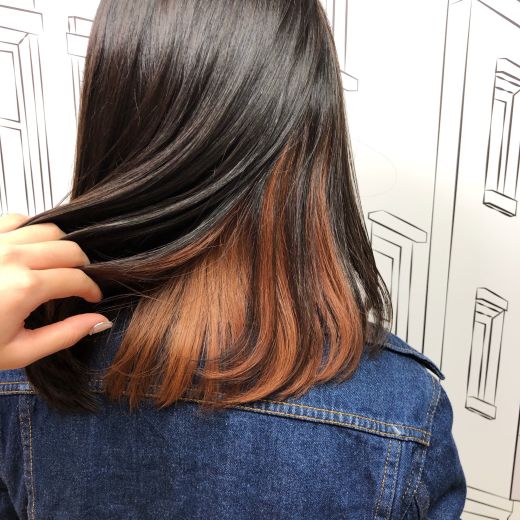 インナーカラー オレンジ ヘアカタログ 美容室 Nyny 梅田茶屋町店 山本 彩未 ヘアサロン 美容院 ニューヨークニューヨーク インナーカラー オレンジ ヘアカタログ 美容室 Nyny 梅田茶屋町店 山本 彩未 ヘアサロン 美容院 ニューヨークニューヨーク