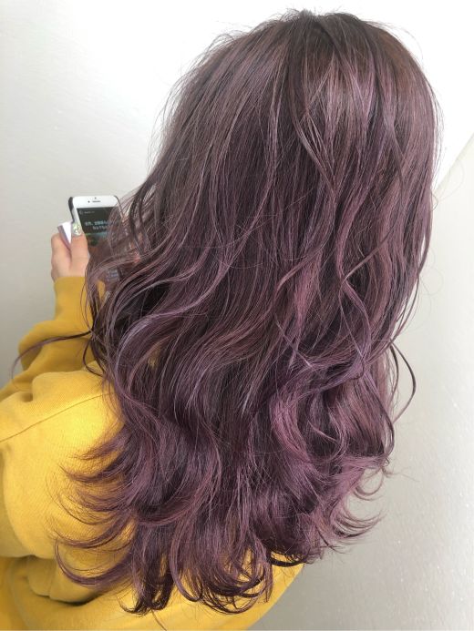 イルミナカラー トワイライトでピンクパープル ヘアカタログ 美容室 Nyny Mothers Momoテラス六地蔵店 宇藤 優子 ヘアサロン 美容院 ニューヨークニューヨーク