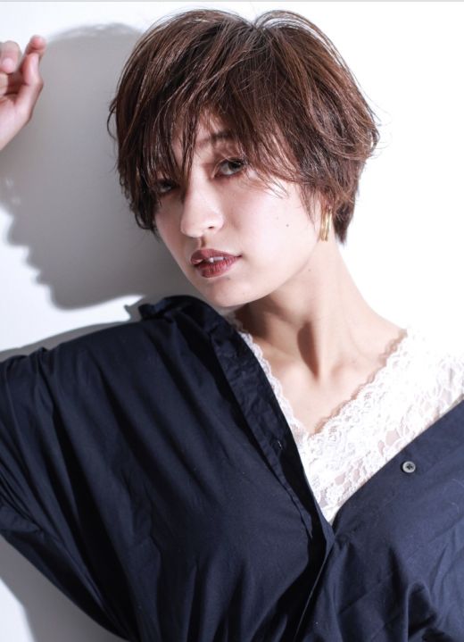 ワンカールパーマでモテショート ヘアカタログ 美容室 Nyny Mothers 姫路南店 永田 真穂 ヘアサロン 美容院 ニューヨークニューヨーク