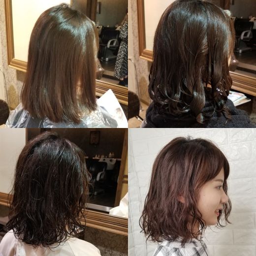 ストレート パーマ ヘアカタログ 美容室 Nyny 長岡天神店 高口 雅 ヘアサロン 美容院 ニューヨークニューヨーク