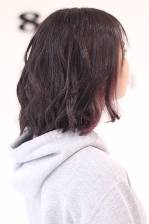 ラベンダーパープル インナーカラー ヘアカタログ 美容室 Nyny 山科店 松吉 純平 ヘアサロン 美容院 ニューヨークニューヨーク