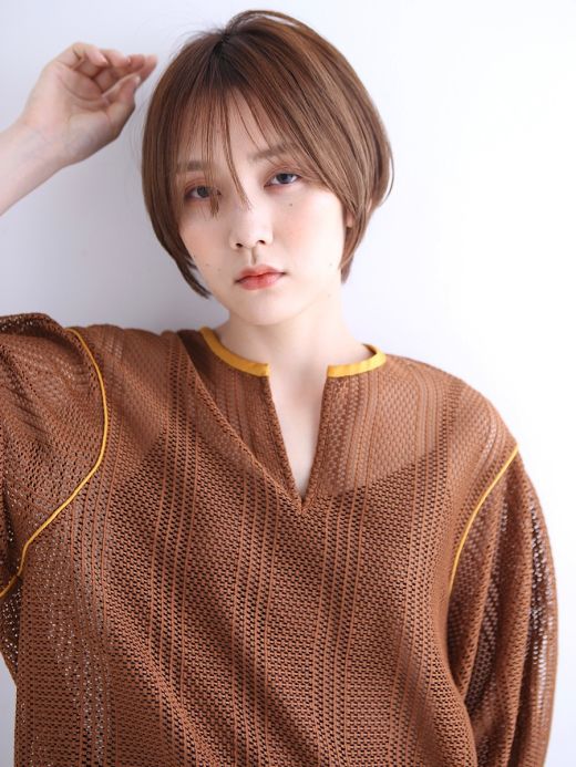 アンニュイショート ヘアカタログ 美容室 Nyny 寝屋川店 松内 真太 ヘアサロン 美容院 ニューヨークニューヨーク