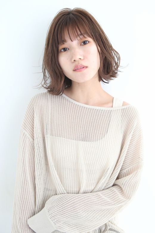 カジュアルボブ ヘアカタログ 美容室 Nyny 樟葉店 前田 有梨花 ヘアサロン 美容院 ニューヨークニューヨーク