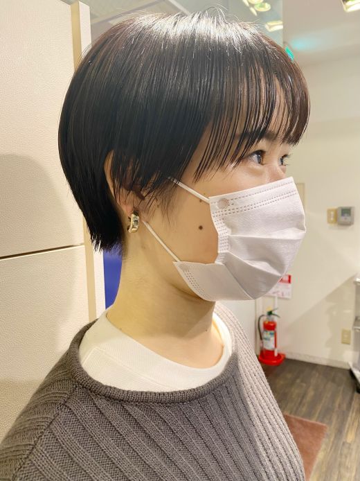 すっきりショートヘア ヘアカタログ 美容室 Nyny 河原町三条店 吉田 和佳奈 ヘアサロン 美容院 ニューヨークニューヨーク