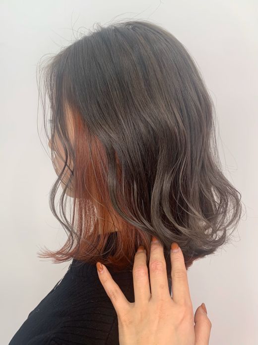 インナーカラー オレンジ ヘアカタログ 美容室 Nyny 加古川店 坂田 唯 ヘアサロン 美容院 ニューヨークニューヨーク インナーカラー オレンジ ヘアカタログ 美容室 Nyny 加古川店 坂田 唯 ヘアサロン 美容院 ニューヨークニューヨーク