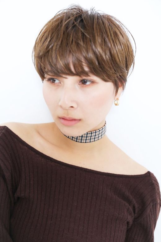 タイトショート マニッシュショート ヌーディベージュ ヘアカタログ 美容室 Nyny 三宮本店 津田 真典 ヘアサロン 美容院 ニューヨークニューヨーク