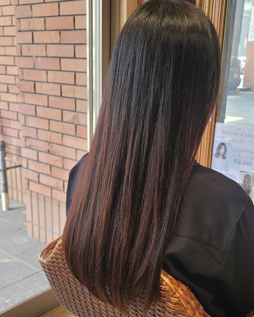 ストレートパーマ ヘアカタログ 美容室 Nyny 長岡天神店 高口 雅 ヘアサロン 美容院 ニューヨークニューヨーク