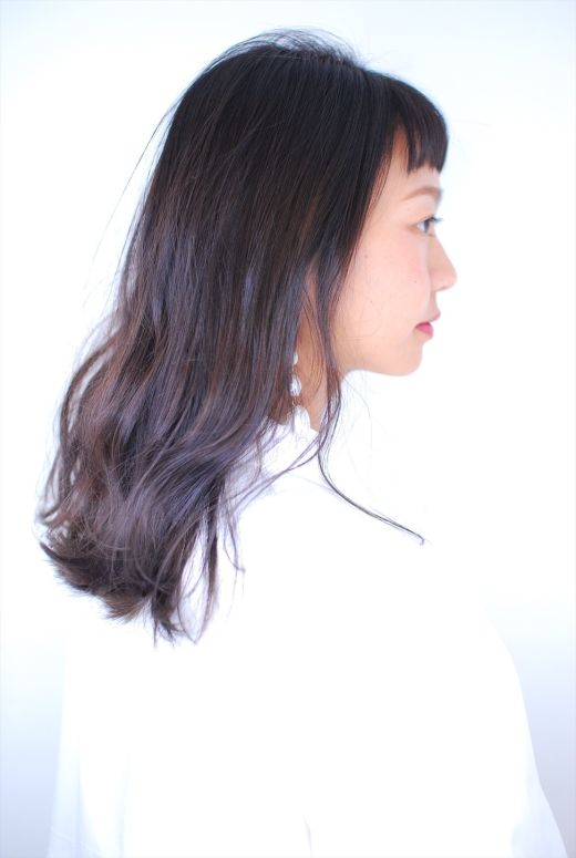 オン眉ラベンダーヘアー ヘアカタログ 美容室 Nyny 大久保店 松佐 友香梨 ヘアサロン 美容院 ニューヨークニューヨーク