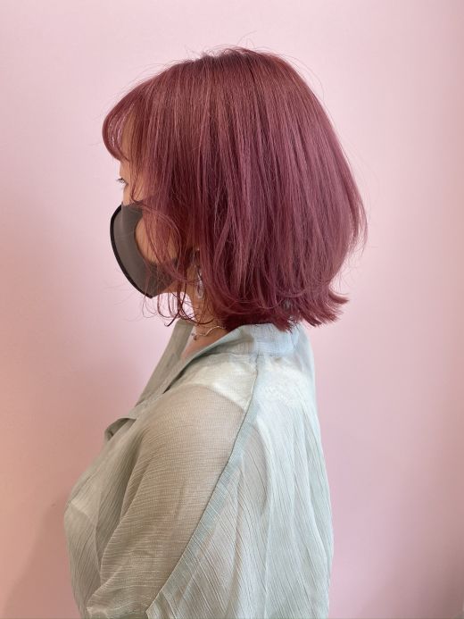 パープルピンク ヘアカタログ 美容室 Nyny 河原町オーパ店 西本 夏美 ヘアサロン 美容院 ニューヨークニューヨーク