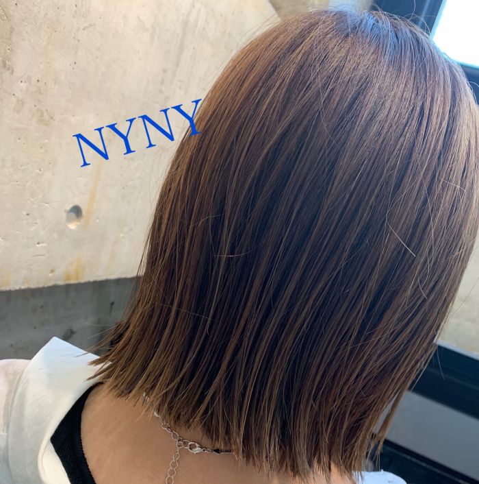 切りっぱなしボブに似合うcolourとは コラム 美容室 Nyny 垂水店 上村 恵弥 ヘアサロン 美容院 ニューヨークニューヨーク