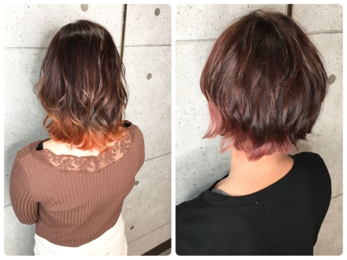 いざとなったら隠せるインナーカラー コラム 美容室 Nyny 松井山手店 足立 磨咲 ヘアサロン 美容院 ニューヨークニューヨーク