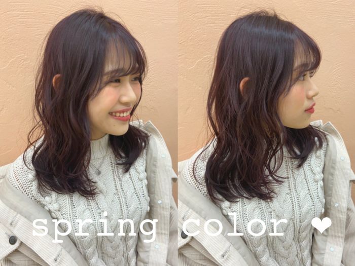 春にオススメ イルミナカラーで作る 透明感抜群 ピンクヘアカラーレシピ5選 コラム 美容室 Nyny 三宮駅前店 桑原 日花理 ヘアサロン 美容院 ニューヨークニューヨーク