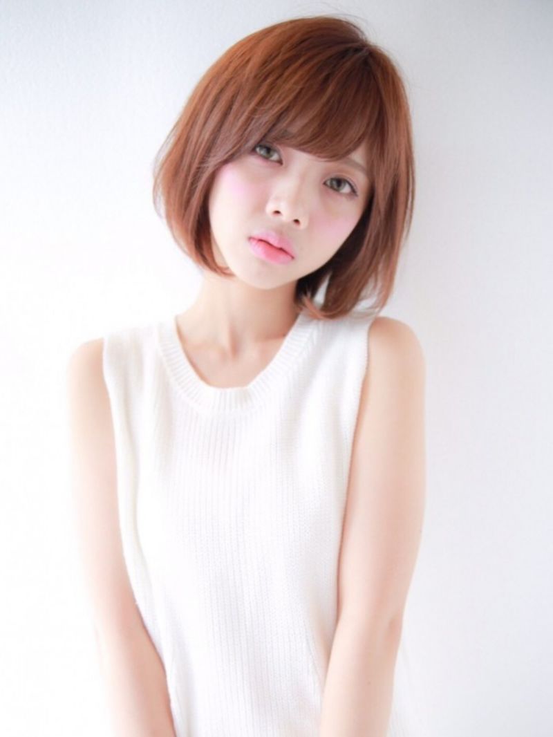 大人気 ナチュラルボブ ヘアカタログ 美容室 Nyny 新田辺店 高木 麻知子 ヘアサロン 美容院 ニューヨークニューヨーク